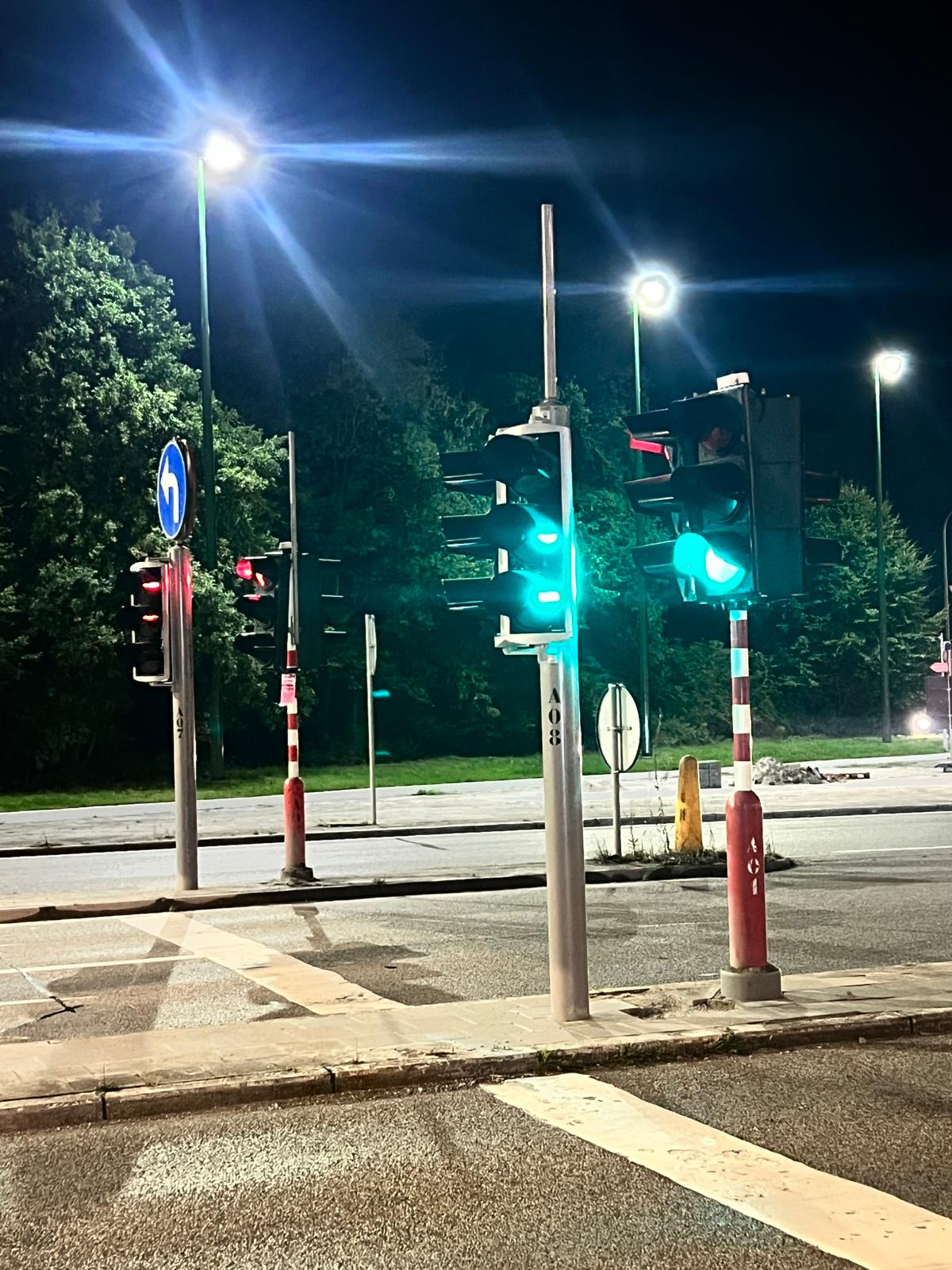 Signalisation lumineuse tricolore